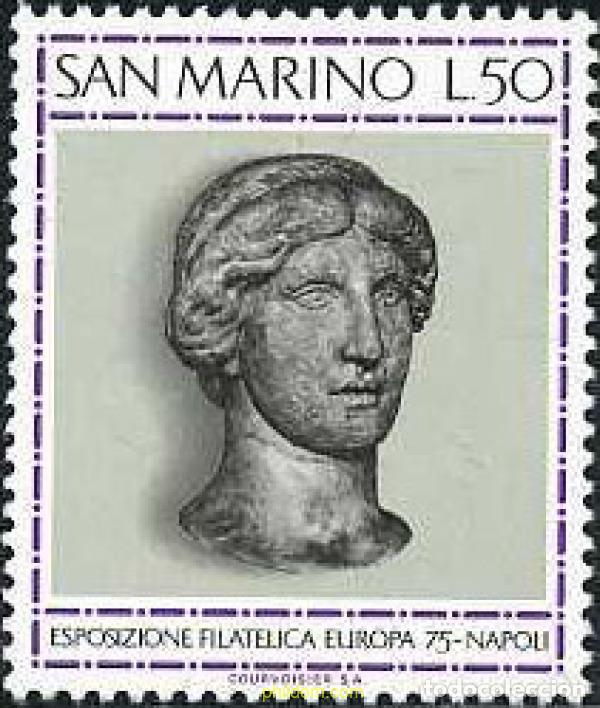 Stamps: 140992 MNH SAN MARINO 1975 EXPOSICION FILATELICA &rdquo;EUROPA&rdquo;