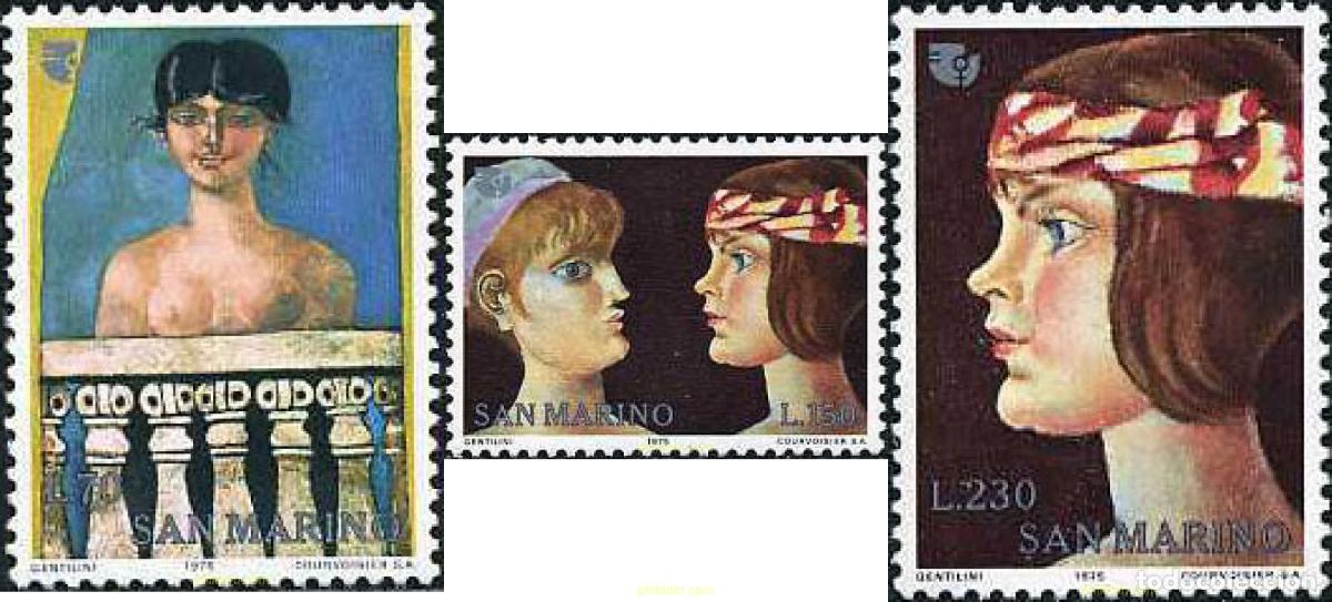 Stamps: 140993 MNH SAN MARINO 1975 A&Ntilde;O INTERNACIONAL DE LA MUJER