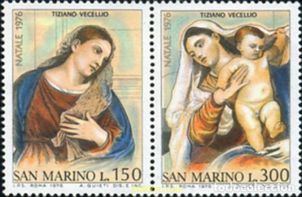 Stamps: 141006 MNH SAN MARINO 1976 NAVIDAD