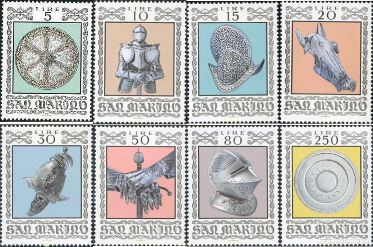 Stamps: 140975 MNH SAN MARINO 1974 ARMAS Y ARMADURAS ANTIGUAS