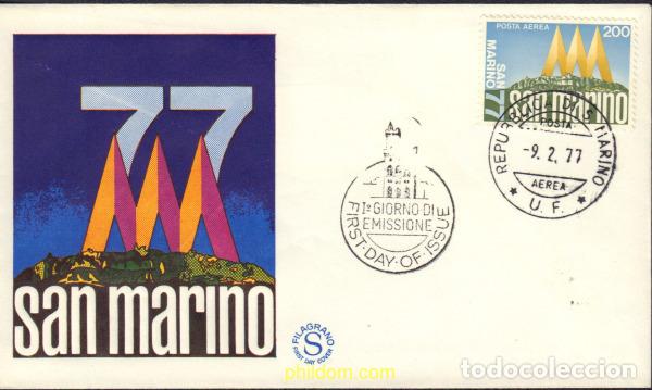 Sellos: 563303 MNH SAN MARINO 1977 EXPOSICION FILATELICA INTERNACIONAL. SAN MARINO 1977