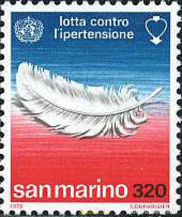 Sellos: 141054 MNH SAN MARINO 1978 LUCHA CONTRA LA HIPERTENSION