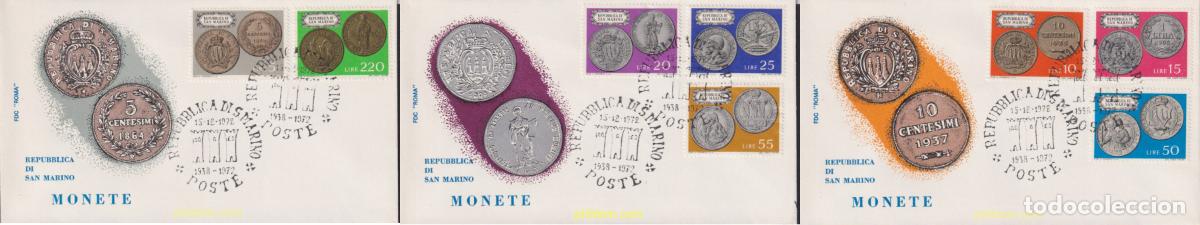 Sellos: 445384 MNH SAN MARINO 1972 MONEDAS