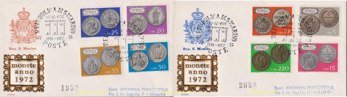Sellos: 621266 MNH SAN MARINO 1972 MONEDAS