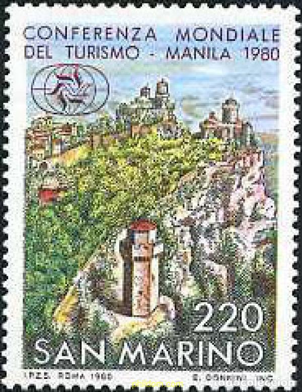 Sellos: 141128 MNH SAN MARINO 1980 CONFERENCIA MUNDIAL DEL TURISMO EN MANILA.