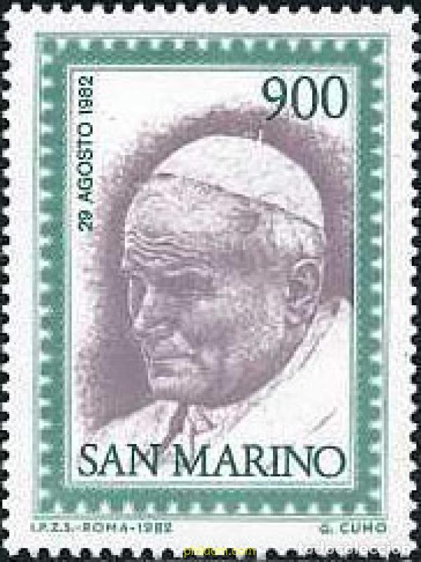 Briefmarken: 141174 MNH SAN MARINO 1982 VISITA DEL PAPA JUAN PABLO II
