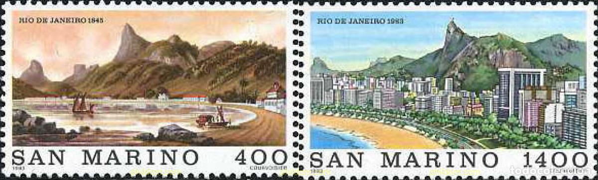 Sellos: 141188 MNH SAN MARINO 1983 LAS GRANDES CIUDADES DEL MUNDO. RIO DE JANEIRO