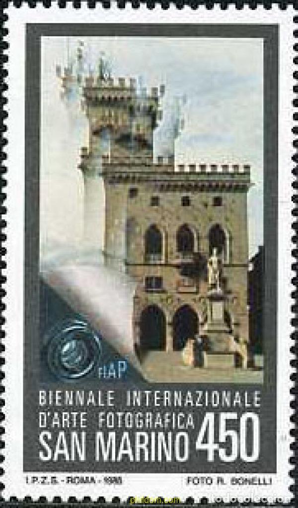 Sellos: 141209 MNH SAN MARINO 1985 18 CONGRESO DE LA FEDERACION INTERNACIONAL DE ARTE FOTOGRAFICO