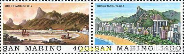 Selos: 141189 MNH SAN MARINO 1983 LAS GRANDES CIUDADES DEL MUNDO. RIO DE JANEIRO