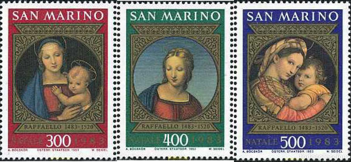 Selos: 141192 MNH SAN MARINO 1983 NAVIDAD