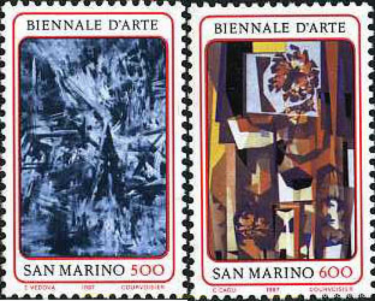 Selos: 141227 MNH SAN MARINO 1987 BIENAL DE ARTE EN SAN MARINO