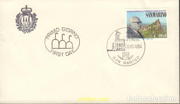 Selos: 445463 MNH SAN MARINO 1984 VISITA DEL PRESIDENTE ITALIANO SANDRO PERTINI
