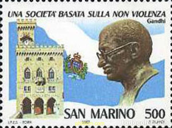 Selos: 141231 MNH SAN MARINO 1987 UNA SOCIEDAD BASADA EN LA NO VIOLENCIA