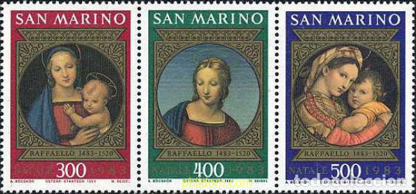 Selos: 141193 MNH SAN MARINO 1983 NAVIDAD