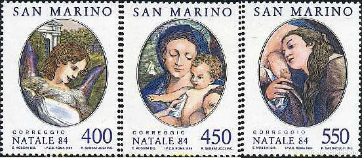 Selos: 141206 MNH SAN MARINO 1984 NAVIDAD