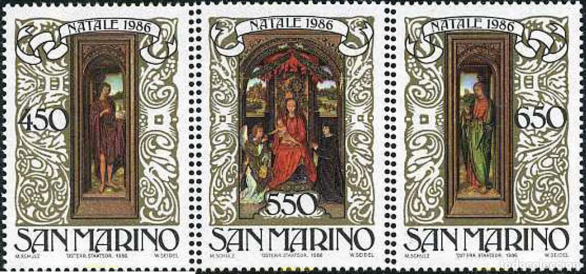 Sellos: 141225 MNH SAN MARINO 1986 NAVIDAD