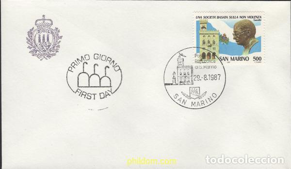 Sellos: 445476 MNH SAN MARINO 1987 UNA SOCIEDAD BASADA EN LA NO VIOLENCIA