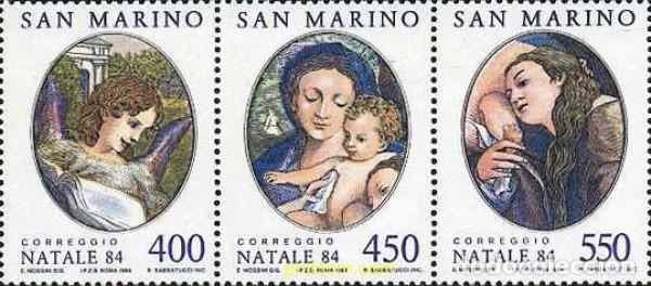 Sellos: 141207 MNH SAN MARINO 1984 NAVIDAD