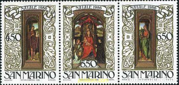 Sellos: 141226 MNH SAN MARINO 1986 NAVIDAD