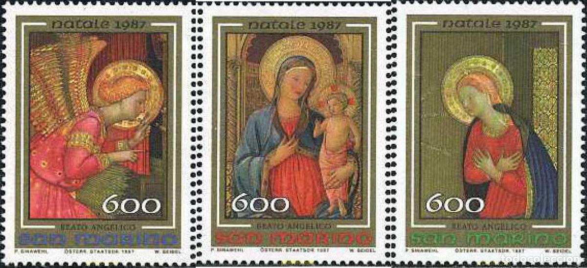 Sellos: 141239 MNH SAN MARINO 1987 NAVIDAD