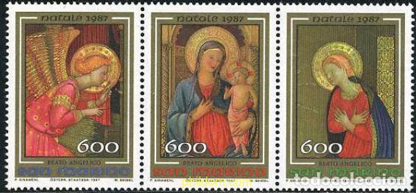 Sellos: 141240 MNH SAN MARINO 1987 NAVIDAD