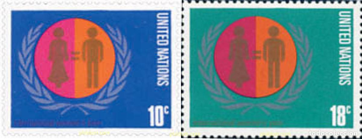 Briefmarken: 141279 MNH NACIONES UNIDAS. Nueva York 1975 A&Ntilde;O INTERNACIONAL DE LA MUJER