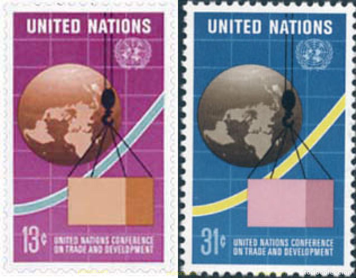 Briefmarken: 141285 MNH NACIONES UNIDAS. Nueva York 1976 CONFERENCIA DE LAS NACIONES UNIDAS SOBRE EL COMERCIO Y