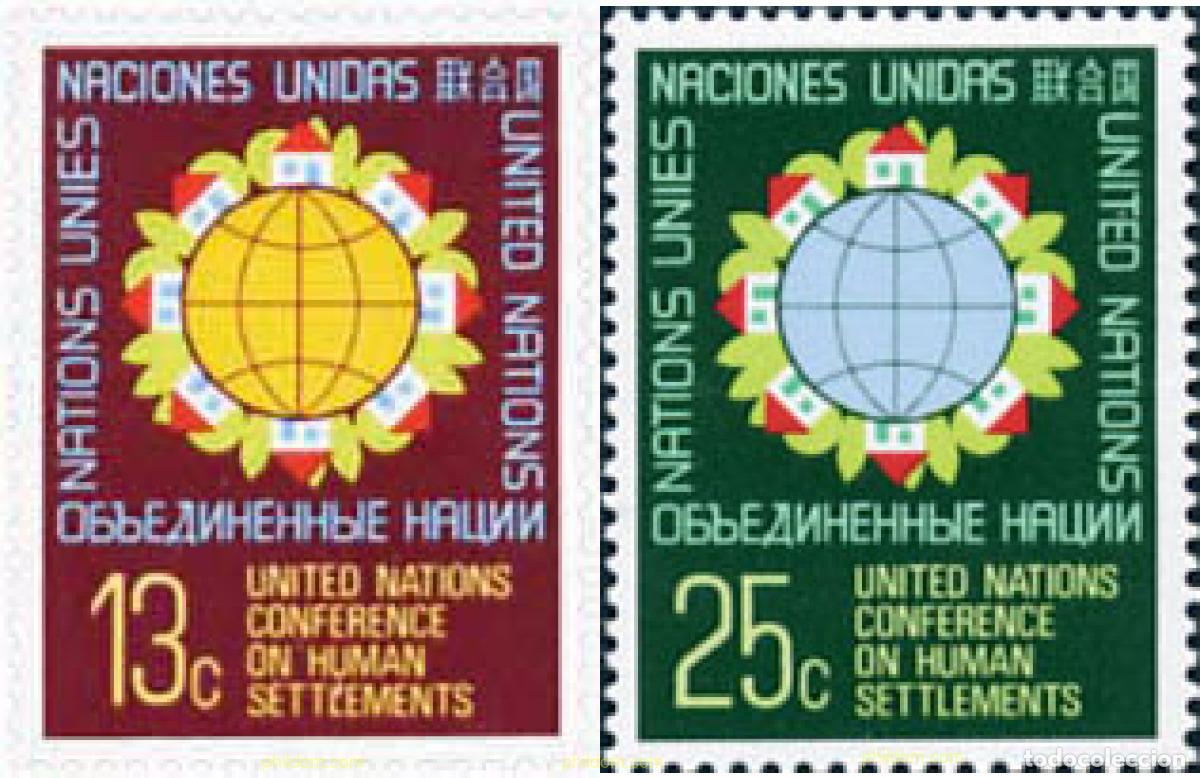 Briefmarken: 141286 MNH NACIONES UNIDAS. Nueva York 1976 CONFERENCIA DE LAS NACIONES UNIDAS SOBRE EL HABITAT