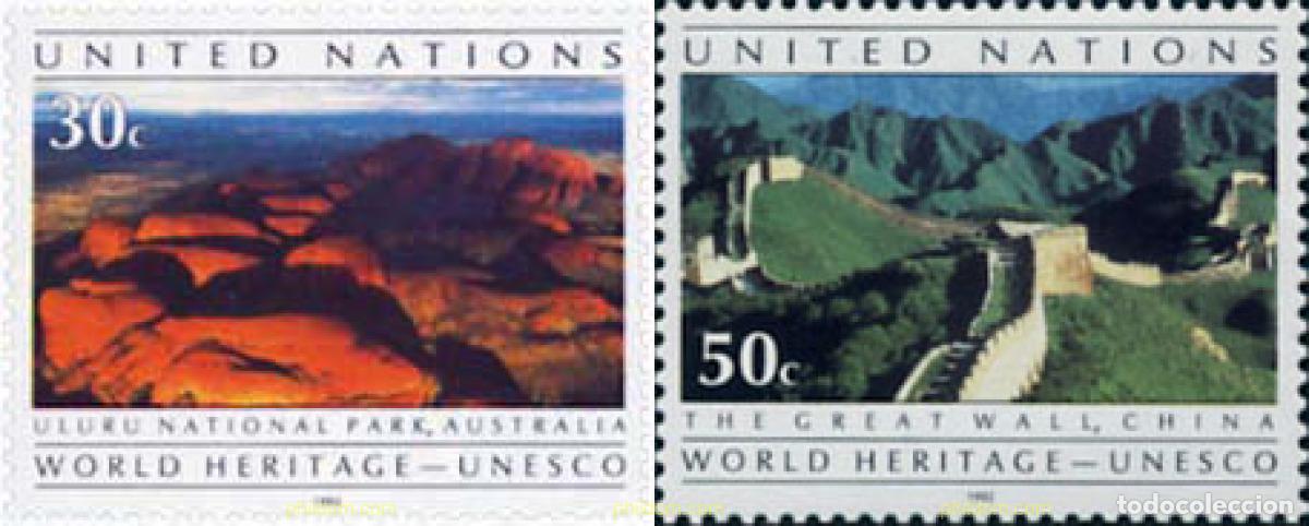 Sellos: 141316 MNH NACIONES UNIDAS. Nueva York 1992 PATRIMONIO MUNDIAL