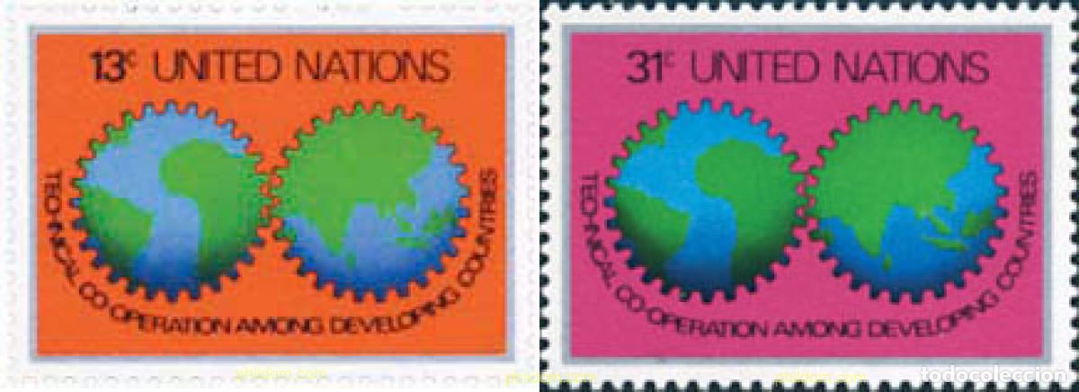 Sellos: 141299 MNH NACIONES UNIDAS. Nueva York 1978 COOPERACION TECNICA DE LOS PAISES EN VIAS DE DESARROLLO