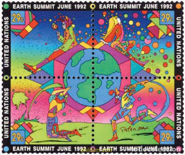 Sellos: 141318 MNH NACIONES UNIDAS. Nueva York 1992 CONFERENCIA DE LAS NACIONES UNIDAS SOBRE EL ENTORNO Y E