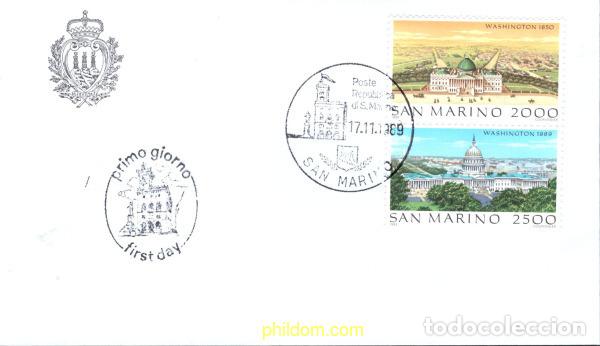 Sellos: 445542 MNH SAN MARINO 1989 LAS GRANDES CIUDADES DEL MUNDO. WASHINGTON