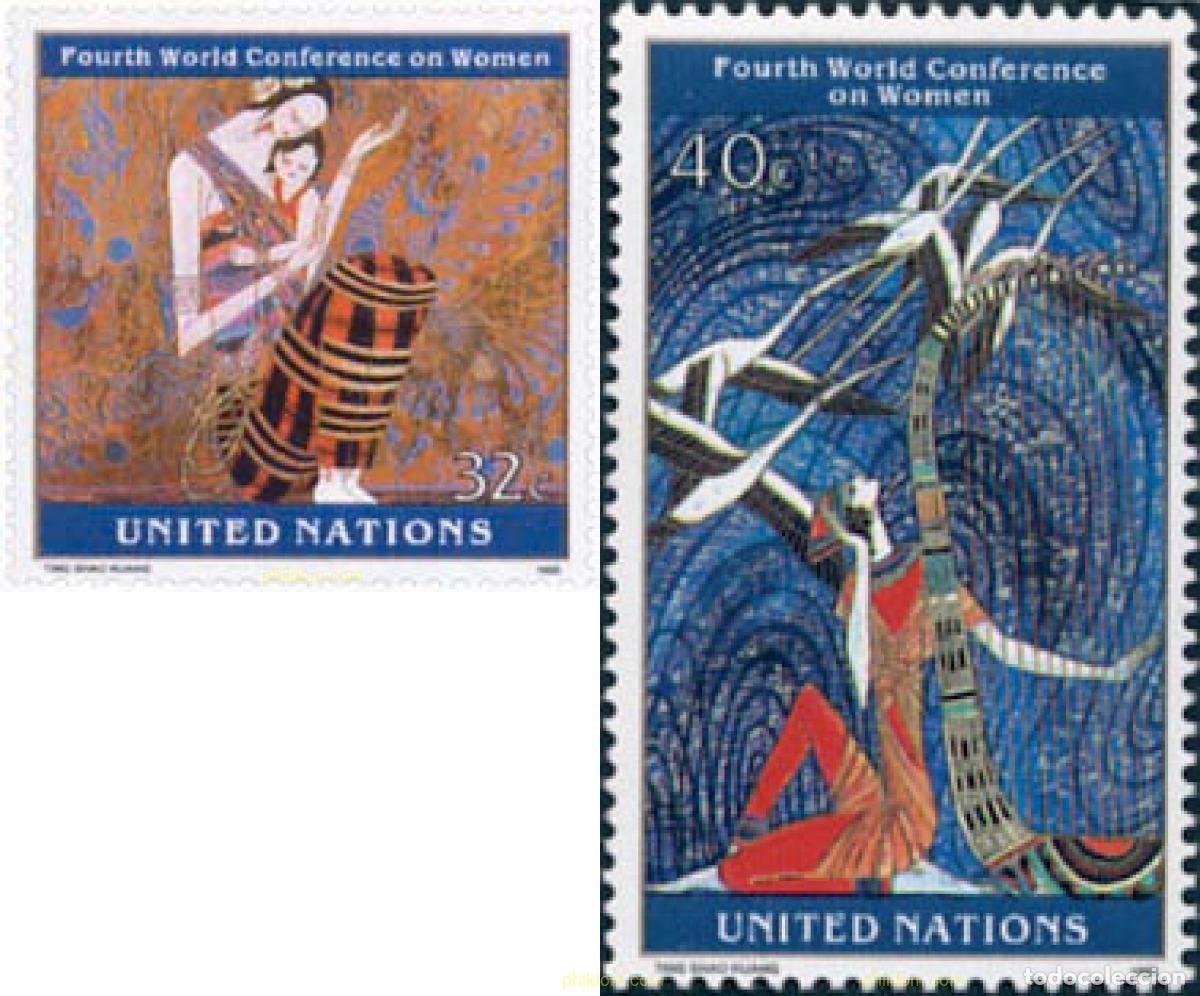 Sellos: 141361 MNH NACIONES UNIDAS. Nueva York 1995 4 CONFERENCIA MUNDIAL SOBRE LA MUJER