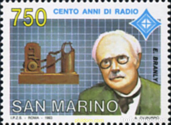 Sellos: 141441 MNH SAN MARINO 1993 100 A&Ntilde;OS DE RADIO