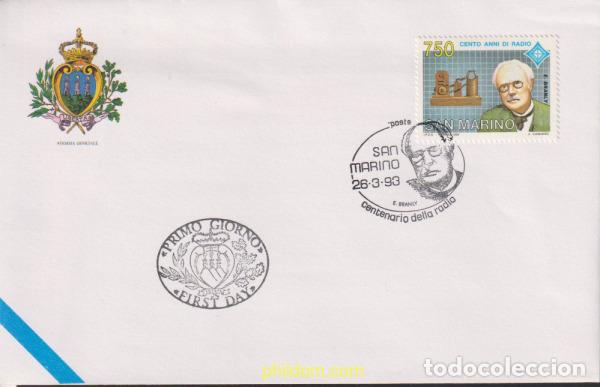 Sellos: 445579 MNH SAN MARINO 1993 100 A&Ntilde;OS DE RADIO