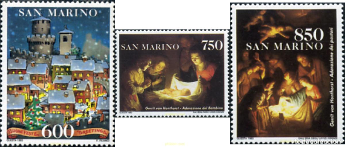 Sellos: 141443 MNH SAN MARINO 1993 NAVIDAD