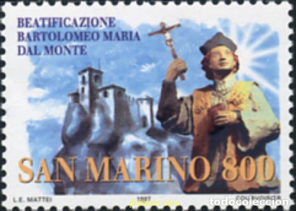 Sellos: 141500 MNH SAN MARINO 1997 BEATIFICACION DE BARTOLOMEO MARIA DEL MONTE