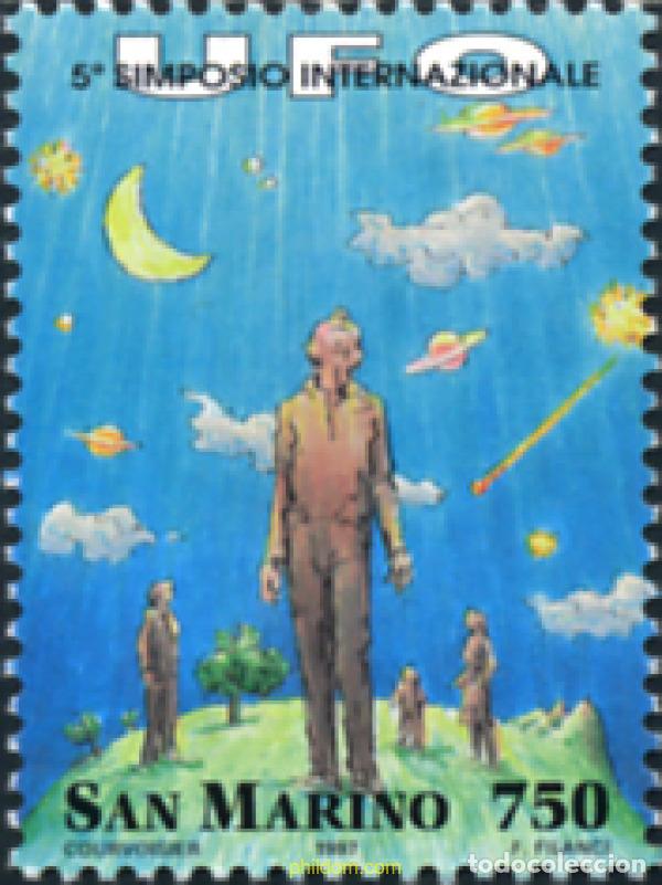 Sellos: 141495 MNH SAN MARINO 1997 SYMPOSIUM INTERNACIONAL DE UFOLOGIA