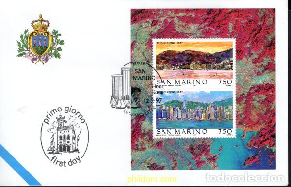 Sellos: 445587 MNH SAN MARINO 1997 LAS GRANDES CIUDADES DEL MUNDO. HONG KONG