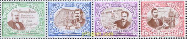 Sellos: 141497 MNH SAN MARINO 1997 120 ANIVERSARIO DEL PRIMER SELLO DE SAN MARINO