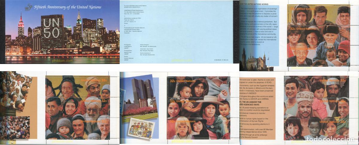 Sellos: 158713 MNH NACIONES UNIDAS. Nueva York 1995 50 ANIVERSARIO DE LAS NACIONES UNIDAS