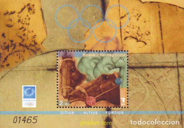 Sellos: 141734 MNH BOSNIA-HERZEGOVINA 2004 28 JUEGOS OLIMPICOS DE VERANO ATENAS 2004