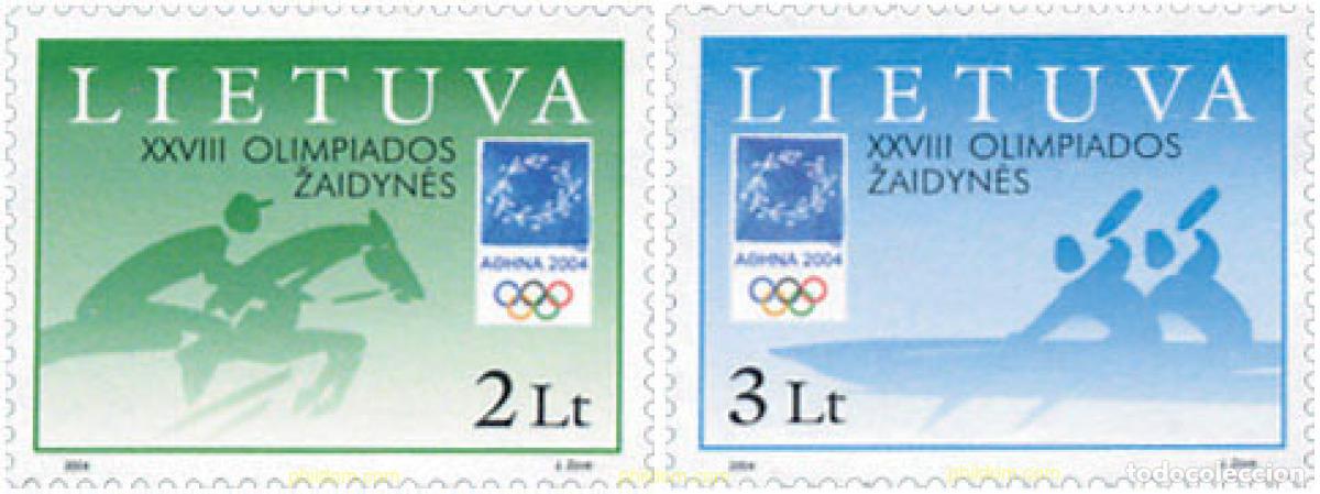 Sellos: 141768 MNH LITUANIA 2004 28 JUEGOS OLIMPICOS DE VERANO ATENAS 2004
