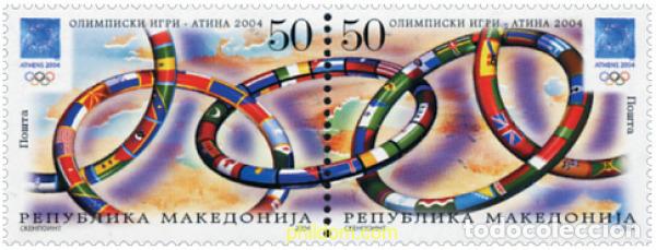 Sellos: 141758 MNH MACEDONIA 2004 28 JUEGOS OLIMPICOS DE VERANO ATENAS 2004