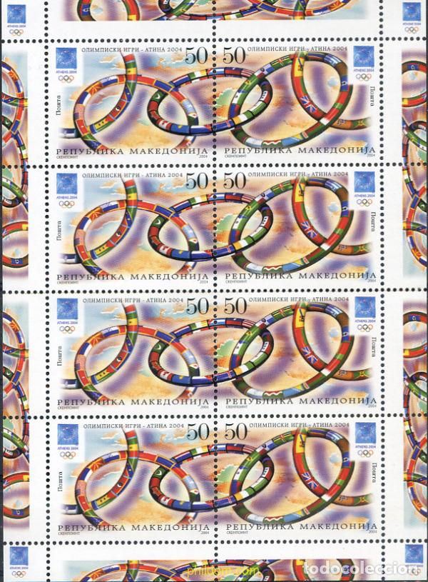 Sellos: 141759 MNH MACEDONIA 2004 28 JUEGOS OLIMPICOS DE VERANO ATENAS 2004