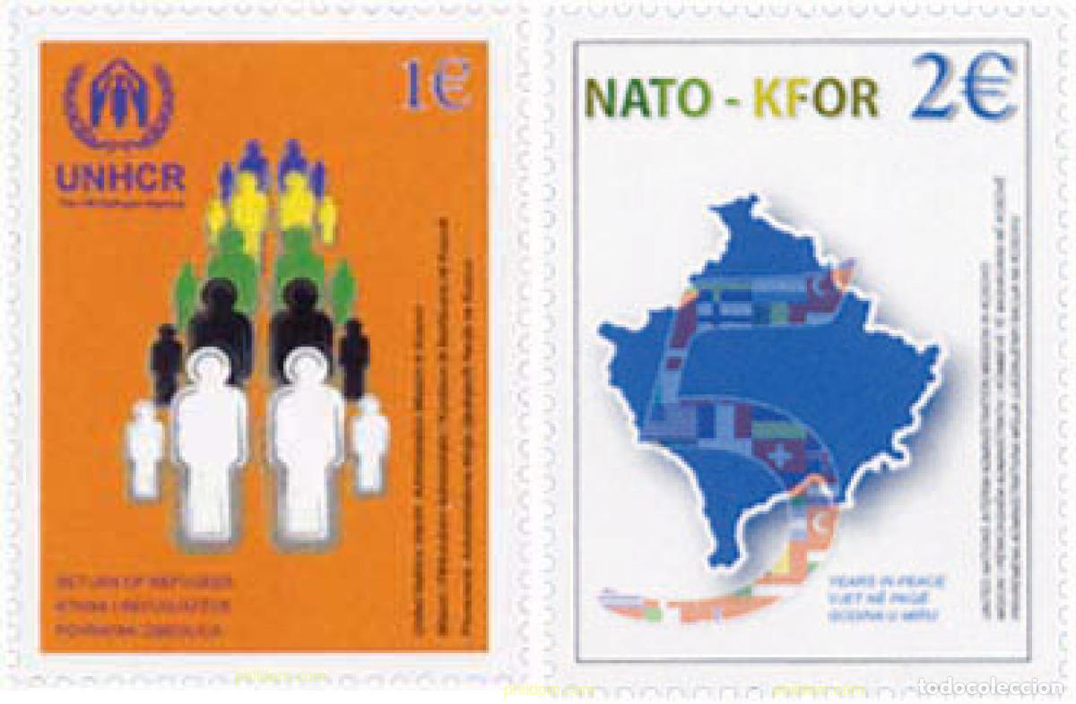 Francobolli: 142183 MNH NACIONES UNIDAS. Kosovo 2004 5 A&Ntilde;OS EN PAZ EN KOSOVO
