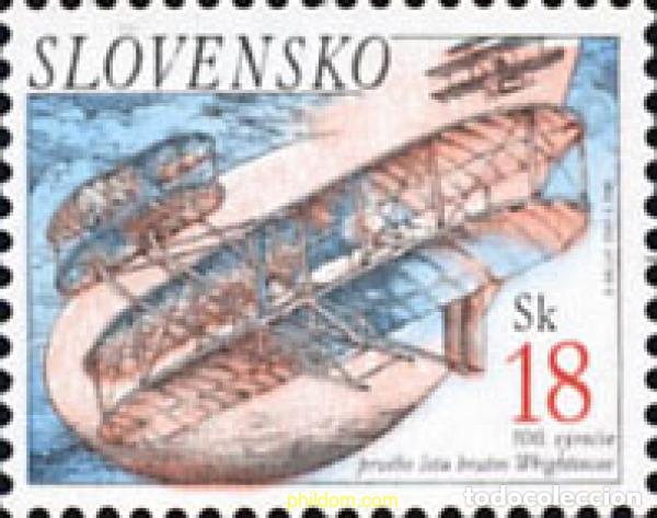 Sellos: 142641 MNH ESLOVAQUIA 2003 CENTENARIO DEL PRIMER VUELO DE LOS HERMANOS WRIGHT