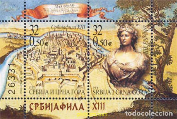 Sellos: 142706 MNH SERBIA Y MONTENEGRO 2003 SRBIJAFILA XIII. EXPOSICION FILATELICA NACIONAL