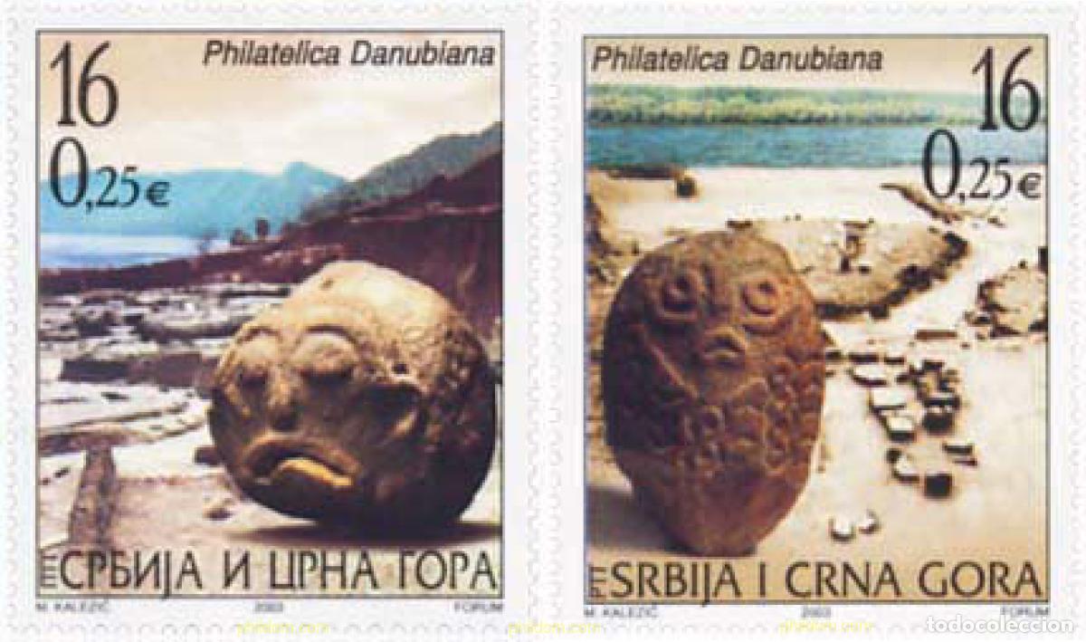 Sellos: 142704 MNH SERBIA Y MONTENEGRO 2003 2 CONFERENCIA INTERNACIONAL DE LOS PAISES DEL DANUBIO SOBRE ART