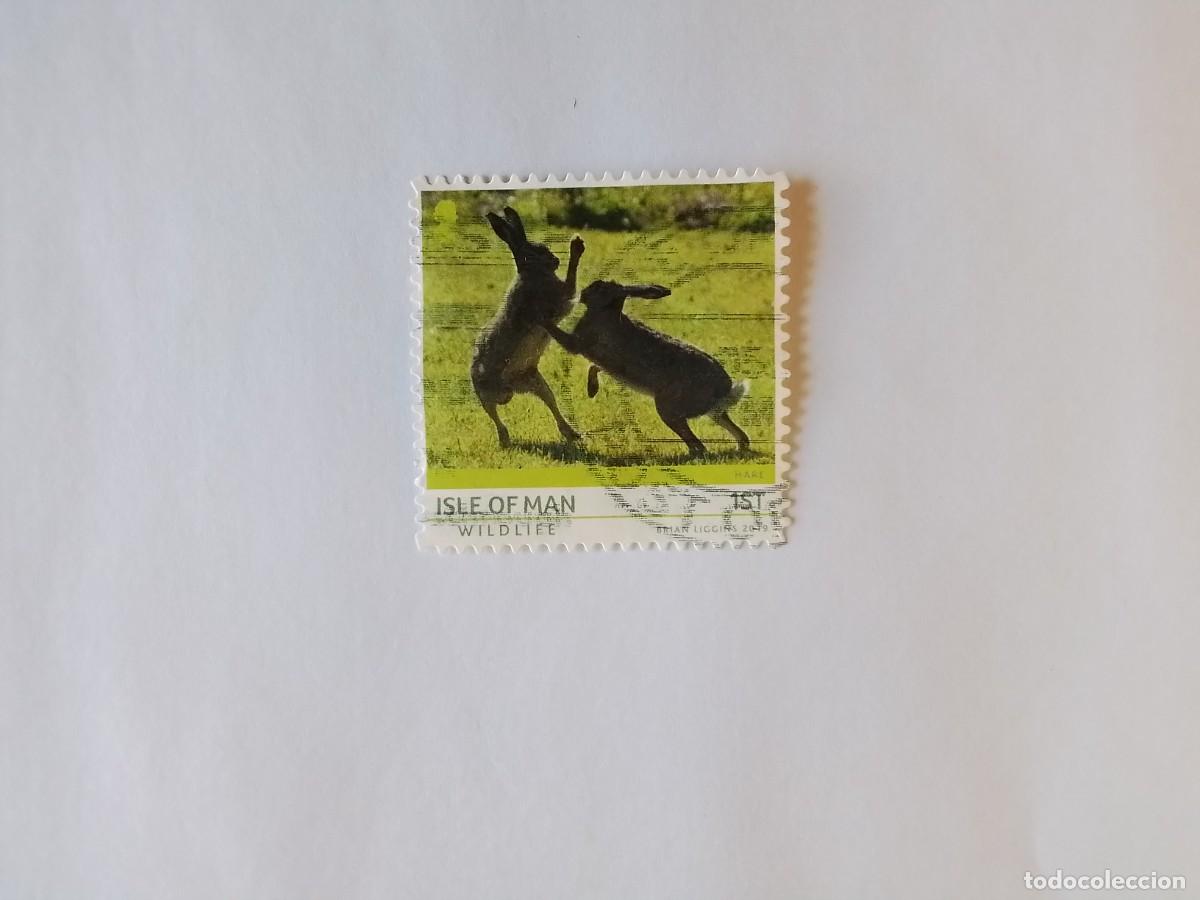 Timbres: A&Ntilde;O 2019 ISLA DE MAN SELLO USADO